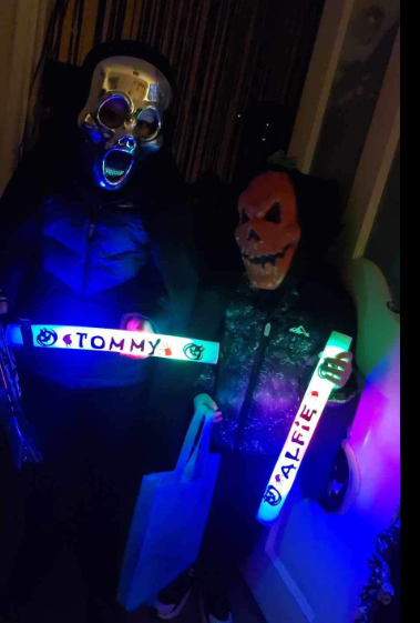 LED GLOW STICKS - HALLOWEEN - PERSONALISED