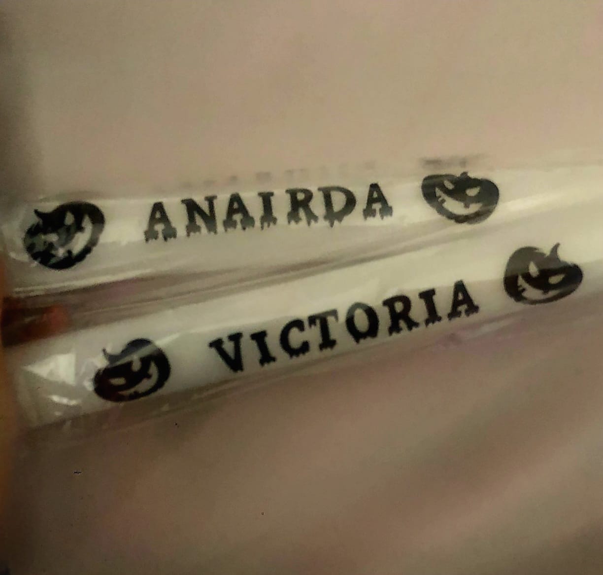 LED GLOW STICKS - HALLOWEEN - PERSONALISED