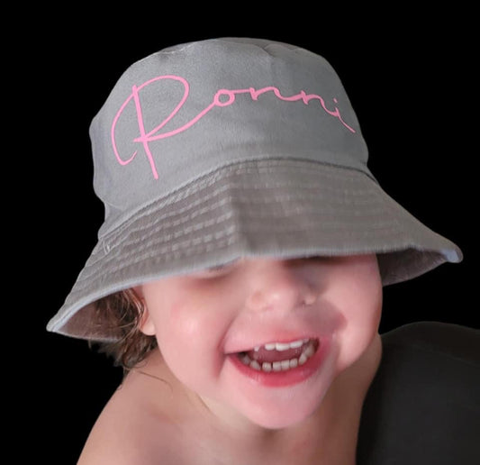 Personalised Kids Unisex Bucket Hat