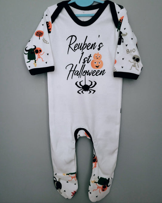 First Halloween babygrow/romper