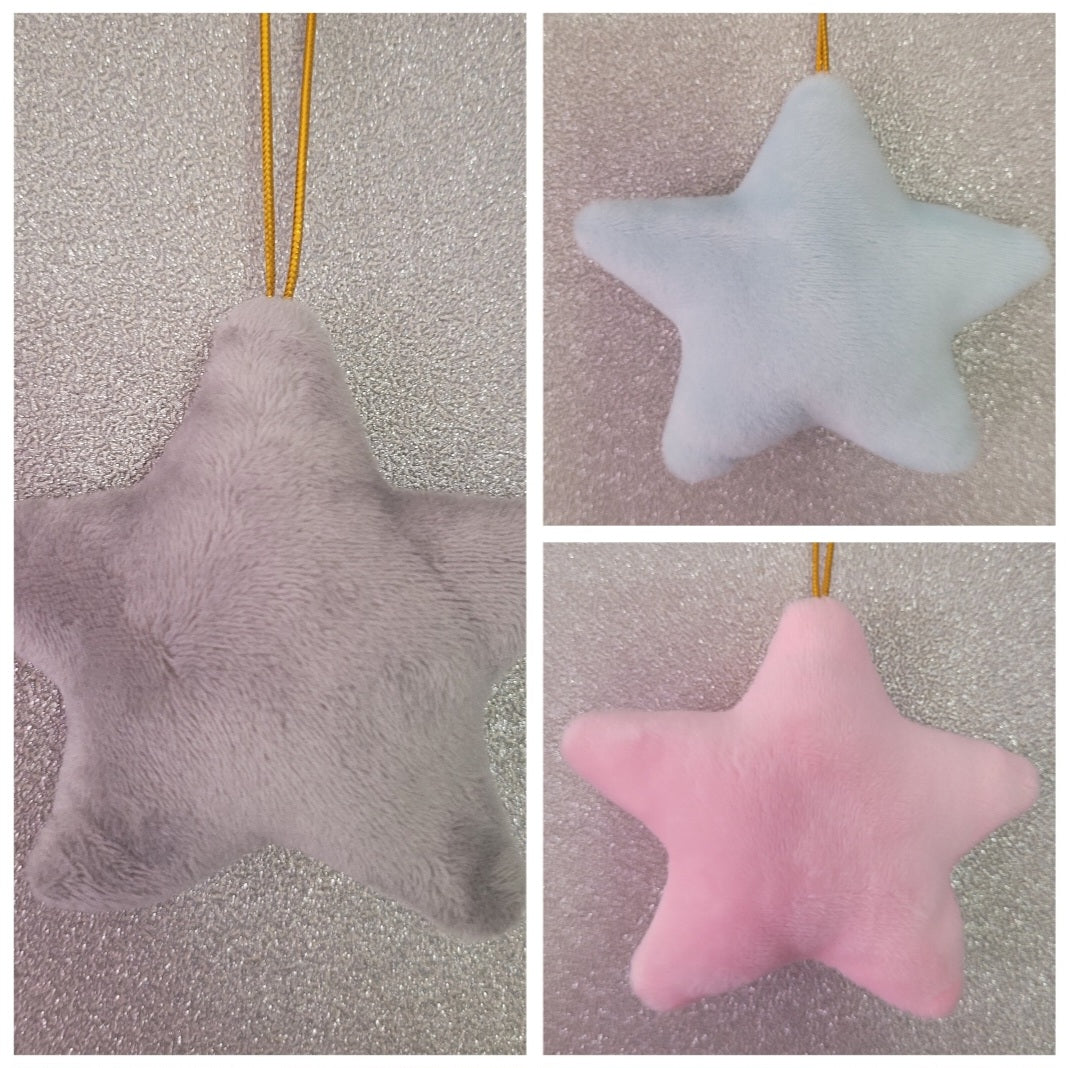 Personalised Merry Christmas star tree decoration